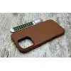 Чохол Leather Case MagSafe на iPhone 16 Pro Max