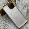 Чохол Silicone Case with MagSafe на iPhone 16 Pro (бежевий)