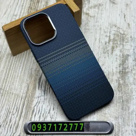 Чохол WAVE Gleam MagSafe на iPhone 16 Pro Max (Blue Stripes) 