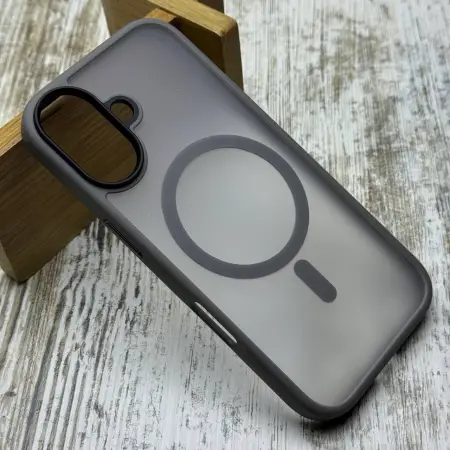 Чохол Matt MagSafe Premium на iPhone 17 (Gray) 