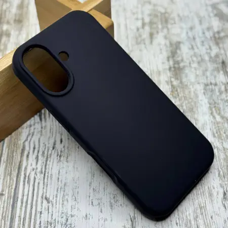 Чохол Silicone MagSafe Fibra на iPhone 17 (Black) 