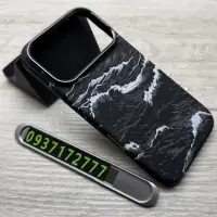 Чохол Fibra Carbonite MagSafe (Black Waves) на iPhone 17 Pro