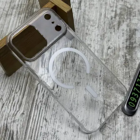 Чохол Fibra Clear MagSafe на iPhone 17 Pro (Close Camera) 