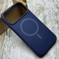 Чохол FIBRA Silicone OmniMag на iPhone 17 Pro (Синій)
