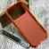 Чохол Leather Case Metal на iPhone 17 Pro