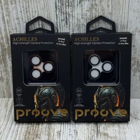 Захисне скло на камеру Proove Achilles на iPhone 17 Pro/ 17 Pro Max (оранжевий)