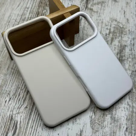 Чохол Fibra Silicone MagSafe на iPhone 17 Pro Max (Stone)