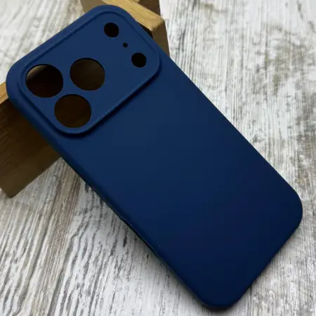 Чохол Silicone Softy Full на iPhone 17 Pro (Синій74) 