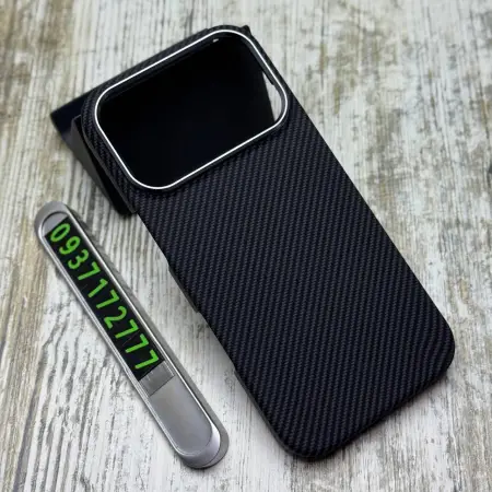 Чохол Unibit Carbonite MagSafe на iPhone 18 Pro/ 17 Pro (Black Carbon) 