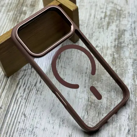 Чохол Wave Ardor MagSafe на iPhone 17 Pro (brown) 