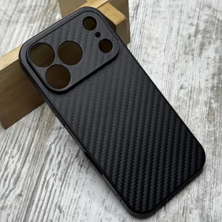 Чохол Carbon TPU на iPhone 17 Pro