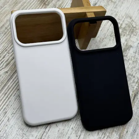 Чохол Fibra Silicone MagSafe на iPhone 17 Pro Max чорний – Твердий комфорт 