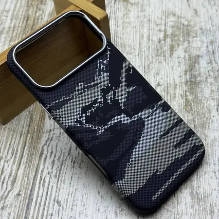 Чохол Fibra Carbonite MagSafe на iPhone 18 Pro/ 17 Pro (Black Mountains)