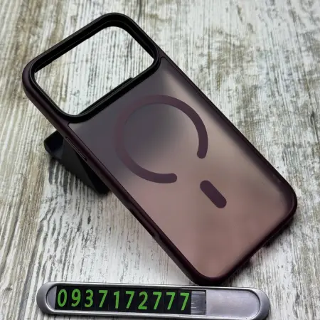 Чохол Matt MagSafe Premium на iPhone 18 Pro Max/ 17 Pro Max (cherry red) 