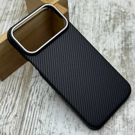 Чохол Kevlar Carbon MagSafe на iPhone 17 Pro Max 
