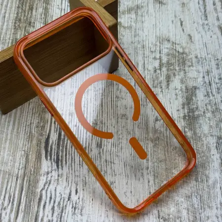 Чохол Lucid Accent MagSafe на iPhone 17 Pro (Orange) 