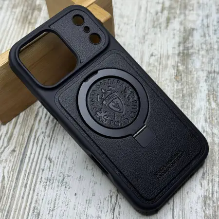 Чохол POLO Primo MagSafe на iPhone 17 Pro Max (Чорний) 