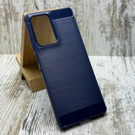 Чохол Carbon TPU Ultimate на Motorola Edge 50 Fusion  (Синій) 