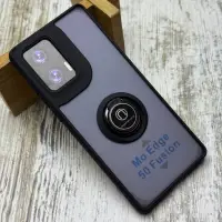 Чохол Matt Ring Case на Motorola Edge 50 Fusion (Чорний)