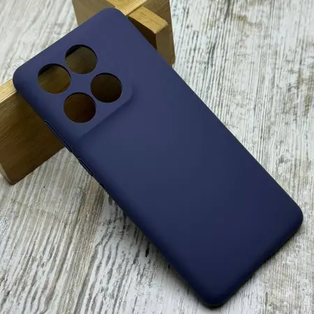 Чохол Silicone Case (синій) на Motorola Edge 60/ 60 Fusion 