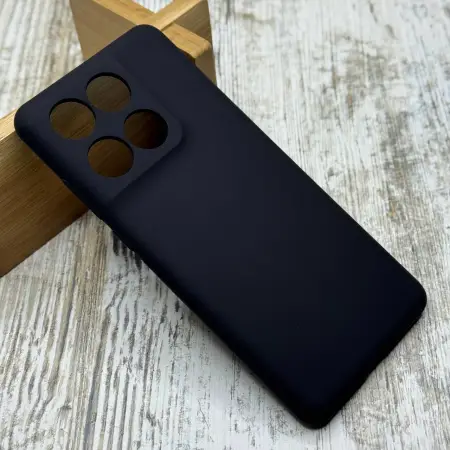 Чохол Silicone Case (чорний) на Motorola Edge 60/ 60 Fusion 