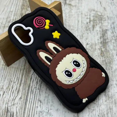 Чохол Silicone Labubu 3D на Samsung Galaxy A06 