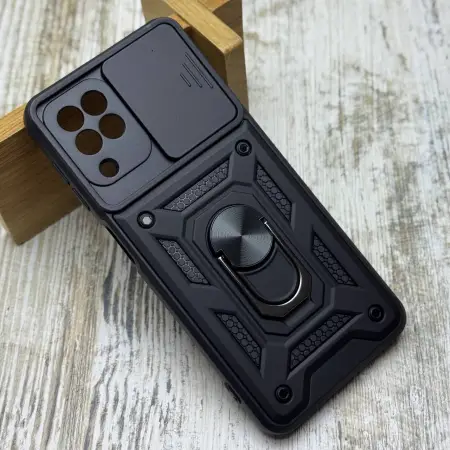 Чохол Armor Ring Case на Samsung A22 4G/ M32 (Чорний) 