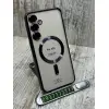 Прозорий Chrome MagSafe чохол для Galaxy A35 — металевий блиск та комфорт