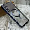 Прозорий Chrome MagSafe чохол для Galaxy A35 — металевий блиск та комфорт