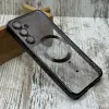 Прозорий Chrome MagSafe чохол для Galaxy A35 — металевий блиск та комфорт