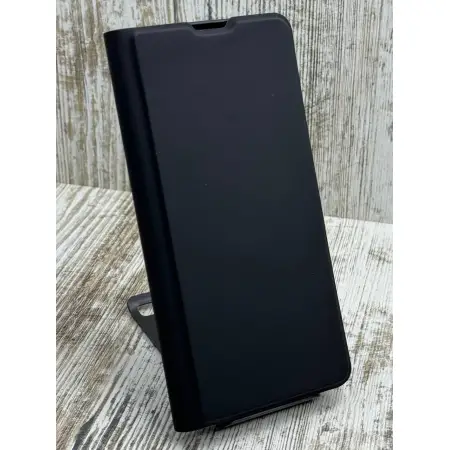 Чорний чохол-книжка Classic Fibra для Samsung Galaxy A35 – міцність та зручність у класичному стилі 