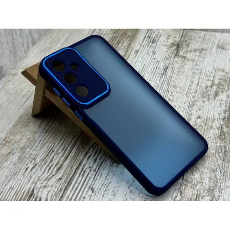 Чохол Matt Luxury для Samsung Galaxy A35 – стильний захист у синьому кольорі 