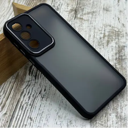 Чохол Matt Luxury Full Cover для Samsung Galaxy A35 – чорний повноформатний захист 
