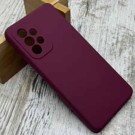 Чохол Silicone Case на Samsung Galaxy A53 (бордовий)
