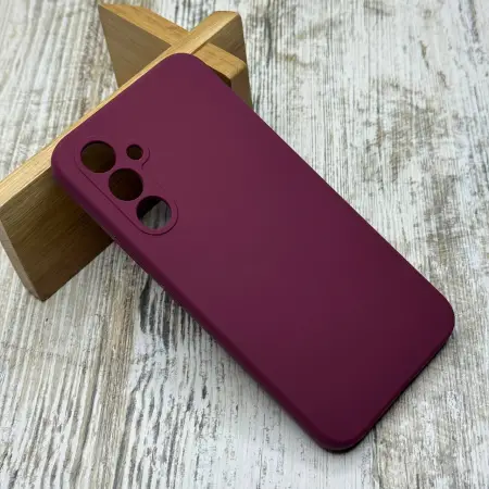Чохол Silicone Case на Samsung Galaxy A54 (Бордовый) 