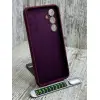 Чохол Silicone Case бордовий на Galaxy A55 — комфорт щодня