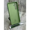 Силіконовий зелений кейс для Galaxy A55 — комфорт щодня