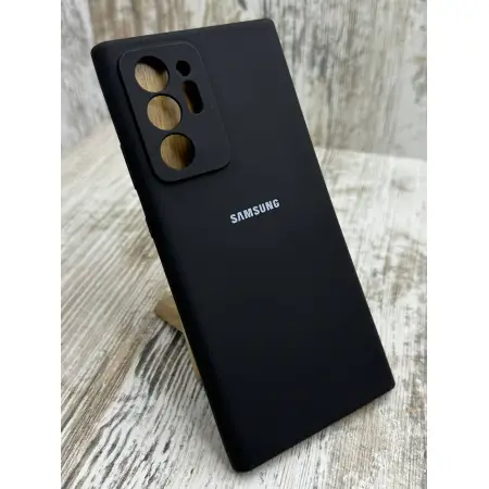 Чохол Silicone Cover чорний для Galaxy S20 Ultra – Надійна безпека 