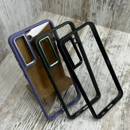 Чохол Clear Metal на Samsung Galaxy S21 FE 
