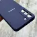 Чохол Silicone Case Logo на Samsung S22 (Blue)