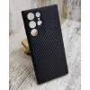 Чохол Carbon чорний для Samsung Galaxy S22 Ultra — впевненість у руці