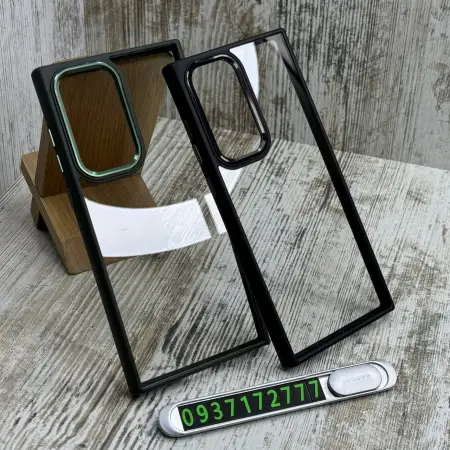 Чохол Clear Metal на Samsung Galaxy S22 Ultra 