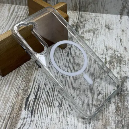 Чохол Fibra Crystal MagSafe на Samsung Galaxy S24 