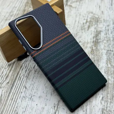 Чохол FIBRA Carbonite MagSafe на Samsung Galaxy S23 Ultra (Зелений)