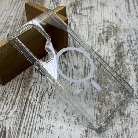 Чохол Fibra Crystal MagSafe на Samsung Galaxy S23 Ultra 