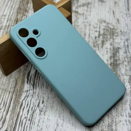 Чохол Silicone Case на Samsung Galaxy S24 FE (М'ятний)