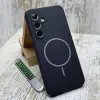 Чохол Silicone Case MagSafe на Samsung Galaxy S24 FE