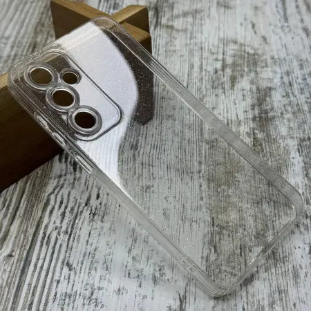 Чохол Silicone Clear Shine на Samsung Galaxy S24 FE 