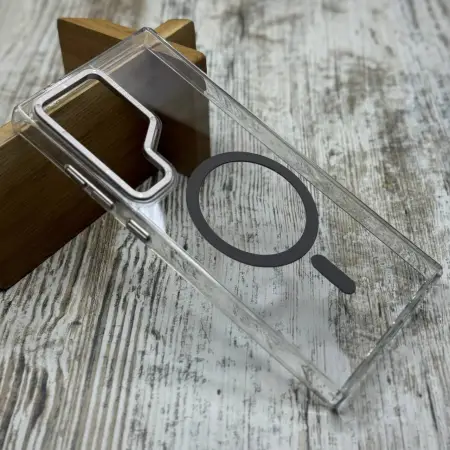 Чохол Berlia Crystal Metal MagSafe на Samsung Galaxy S24 Ultra 