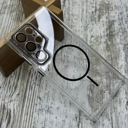 Чохол Clear Camera MagSafe на Samsung Galaxy S24 Ultra 